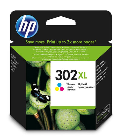 HP Cartuccia originale inchiostro tricromia ad alta capacità 302XL [F6U67AE#UUS]
