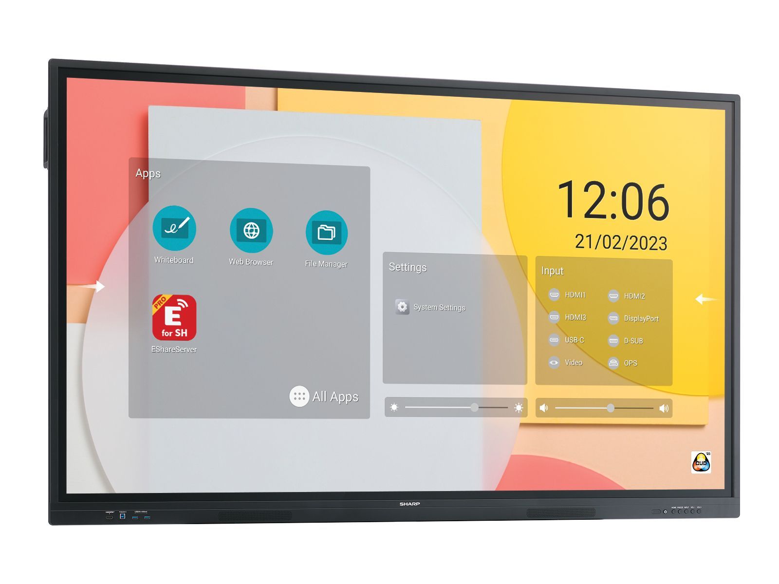 Sharp PN-LC652 165,1 cm (65") LCD 3840 x 2160 Pixel 4K Ultra HD [60005890]