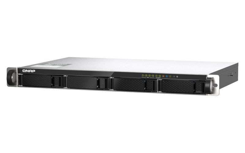 QNAP TS-435XEU NAS Rack (1U) Marvell CN9131 4 GB DDR4 0 TB QNAP QTS Nero, Grigio [TS-435XEU-4G]