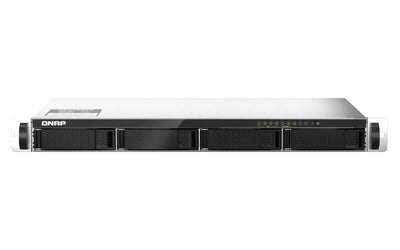 QNAP TS-435XEU NAS Rack (1U) Marvell CN9131 4 GB DDR4 0 TB QNAP QTS Nero, Grigio [TS-435XEU-4G]