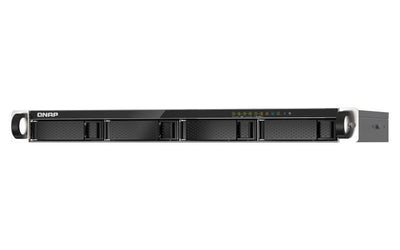 QNAP TS-435XEU NAS Rack (1U) Marvell CN9131 4 GB DDR4 0 TB QNAP QTS Nero, Grigio [TS-435XEU-4G]