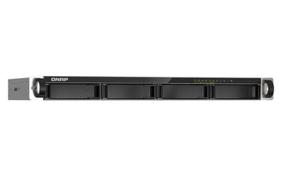 QNAP TS-435XEU NAS Rack (1U) Marvell CN9131 4 GB DDR4 0 TB QNAP QTS Nero, Grigio [TS-435XEU-4G]