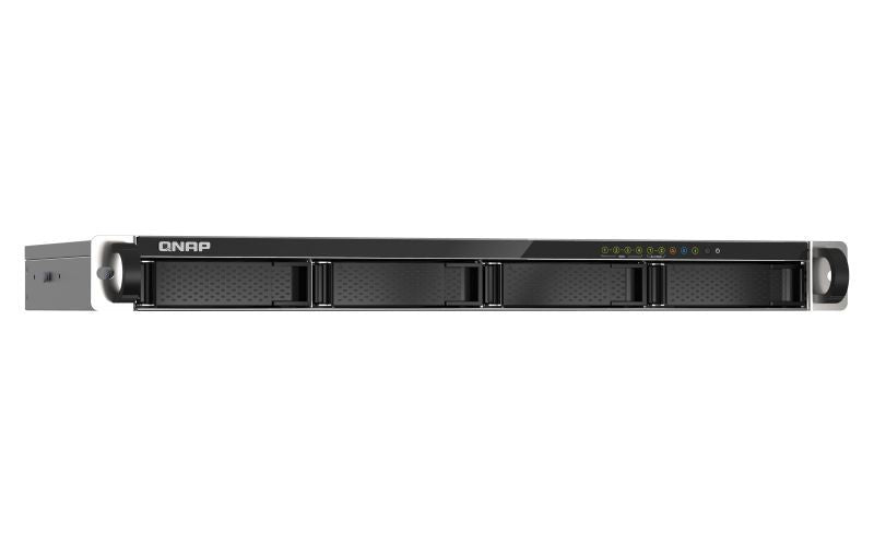 QNAP TS-435XEU NAS Rack (1U) Marvell CN9131 4 GB DDR4 0 TB QNAP QTS Nero, Grigio [TS-435XEU-4G]
