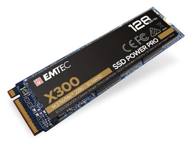 Emtec X300 M.2 128 GB PCI Express 3.0 3D NAND NVMe [ECSSD128GX300]