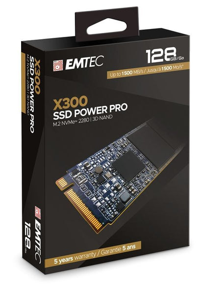 Emtec X300 M.2 128 GB PCI Express 3.0 3D NAND NVMe [ECSSD128GX300]