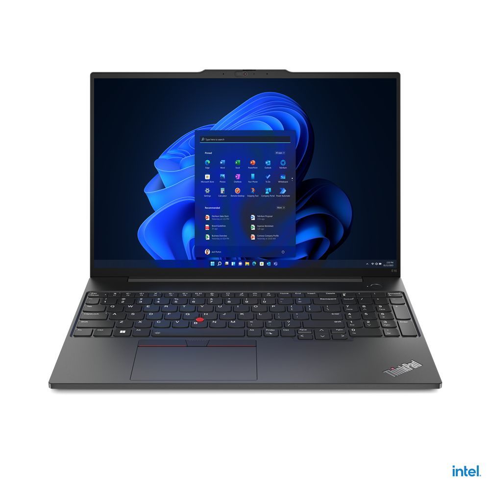 Lenovo ThinkPad E16 Intel Core i7 i7-1355U Computer portatile 40,6 cm (16") WUXGA 16 GB DDR4-SDRAM 512 GB SSD Wi-Fi 6 (802.11ax) Windows 11 Pro Nero [21JN004MIX]