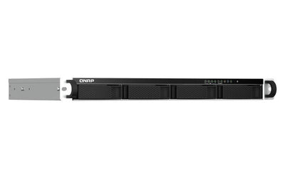 QNAP TS-464eU NAS Rack (1U) Intel Celeron N5095 8 GB DDR4 0 TB QNAP Turbo System Alluminio, Nero [TS-464EU-8G]