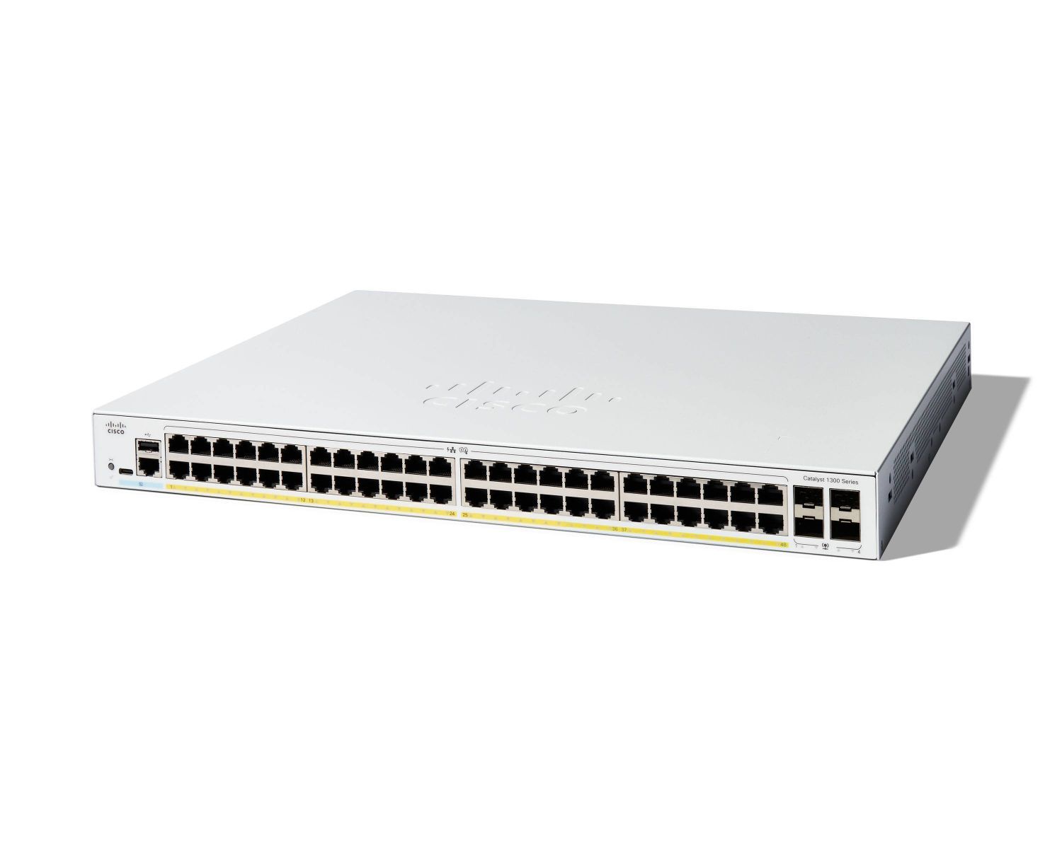 Cisco C1300-48FP-4G switch di rete Gestito L2/L3 Gigabit Ethernet (10/100/1000) Bianco [C1300-48FP-4G]