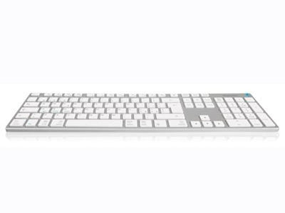 Hamlet XKKITA-MCBT tastiera Universale Bluetooth Italiano Argento, Bianco [XKKITA-MCBT]