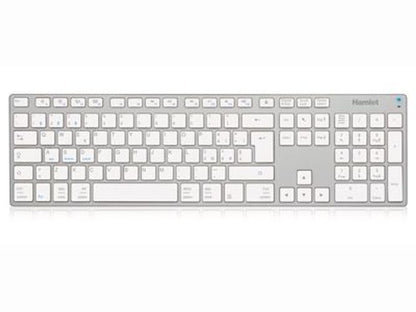 Hamlet XKKITA-MCBT tastiera Universale Bluetooth Italiano Argento, Bianco [XKKITA-MCBT]