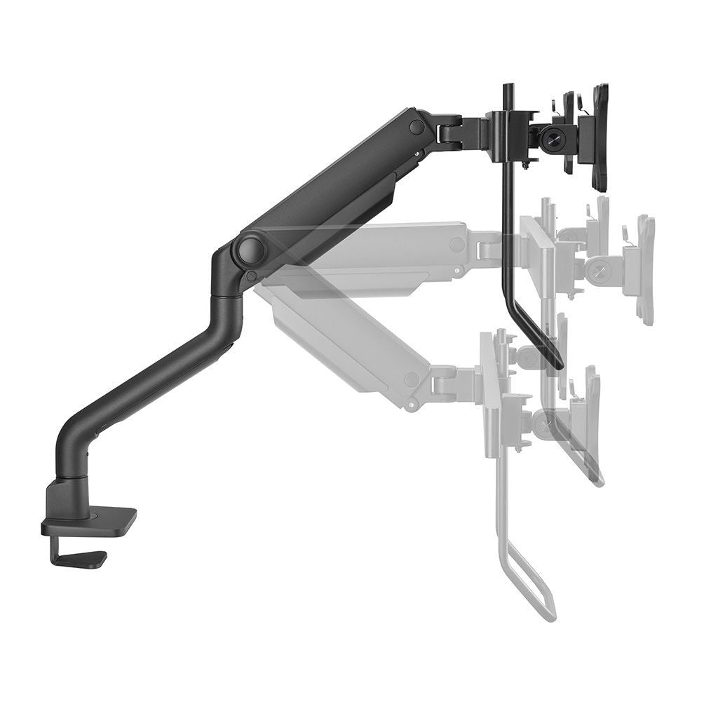 Neomounts DS75S-950BL2 Braccio per monitor 17-32" - molla a gas - Topfix - 180-stop [DS75S-950BL2]