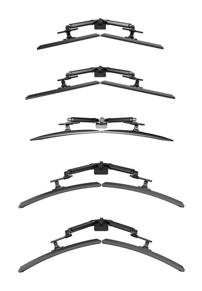 Neomounts DS65S-950BL2 Braccio per monitor 24-34" - molla a gas - Topfix - multiregolabile - 180-stop [DS65S-950BL2]