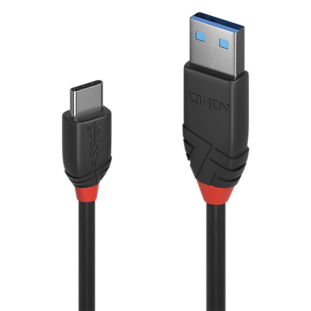 Lindy 36917 cavo USB 1,5 m USB 3.2 Gen 1 (3.1 Gen 1) USB A USB C Nero [LINDY36917]