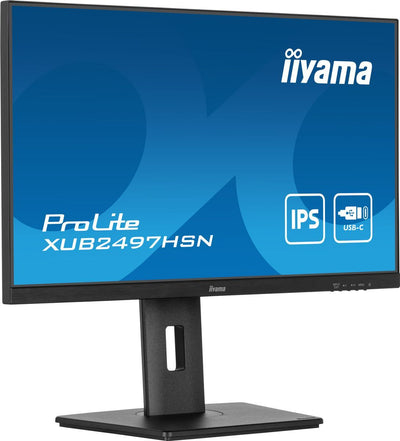 iiyama ProLite XUB2497HSN-B2 Monitor PC 60,5 cm (23.8") 1920 x 1080 Pixel Full HD LED Nero [XUB2497HSN-B2]