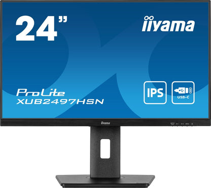 iiyama ProLite XUB2497HSN-B2 Monitor PC 60,5 cm (23.8") 1920 x 1080 Pixel Full HD LED Nero [XUB2497HSN-B2]