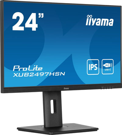 iiyama ProLite XUB2497HSN-B2 Monitor PC 60,5 cm (23.8") 1920 x 1080 Pixel Full HD LED Nero [XUB2497HSN-B2]