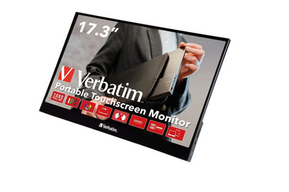 Verbatim 49593 Monitor PC 43,9 cm (17.3") 1920 x 1080 Pixel Full HD LCD Touch screen Nero [49593]