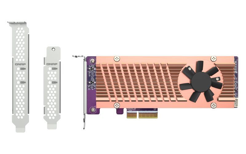 QNAP QM2-2P-344A scheda di interfaccia e adattatore Interno M.2 [QM2-2P-344A]