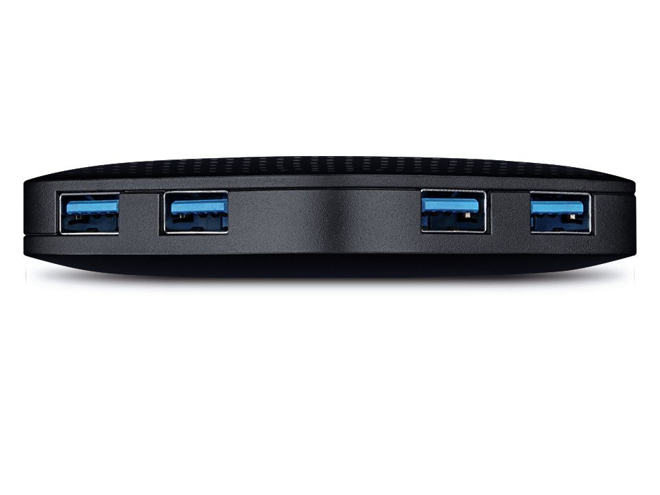 TP-Link UH400 hub di interfaccia USB 3.2 Gen 1 (3.1 Gen 1) Type-A 5000 Mbit/s Nero [UH400]