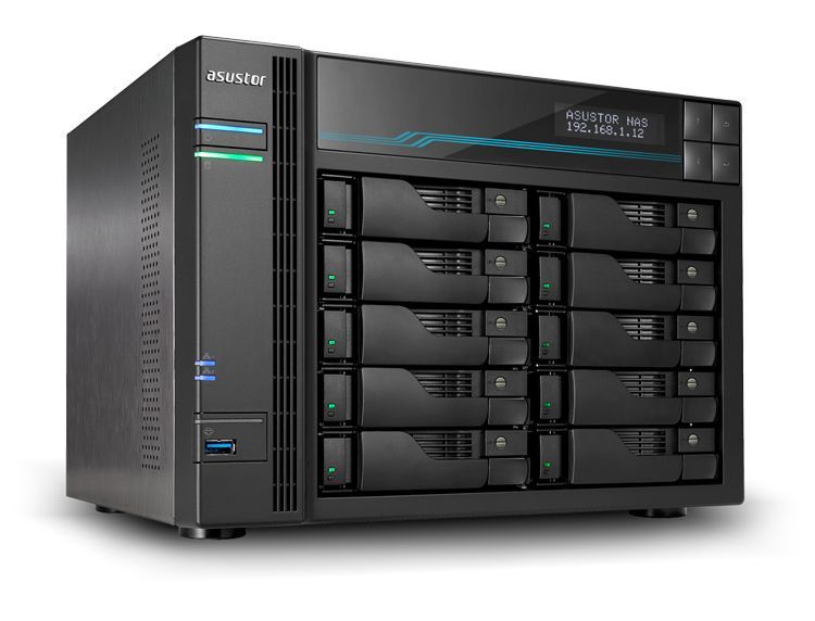 Asustor AS7110T server NAS e di archiviazione Desktop Collegamento ethernet LAN Nero [AS7110T]