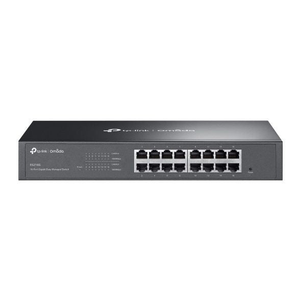 TP-Link Omada ES216G switch di rete Gestito L2 Gigabit Ethernet (10/100/1000) Nero [ES216G]