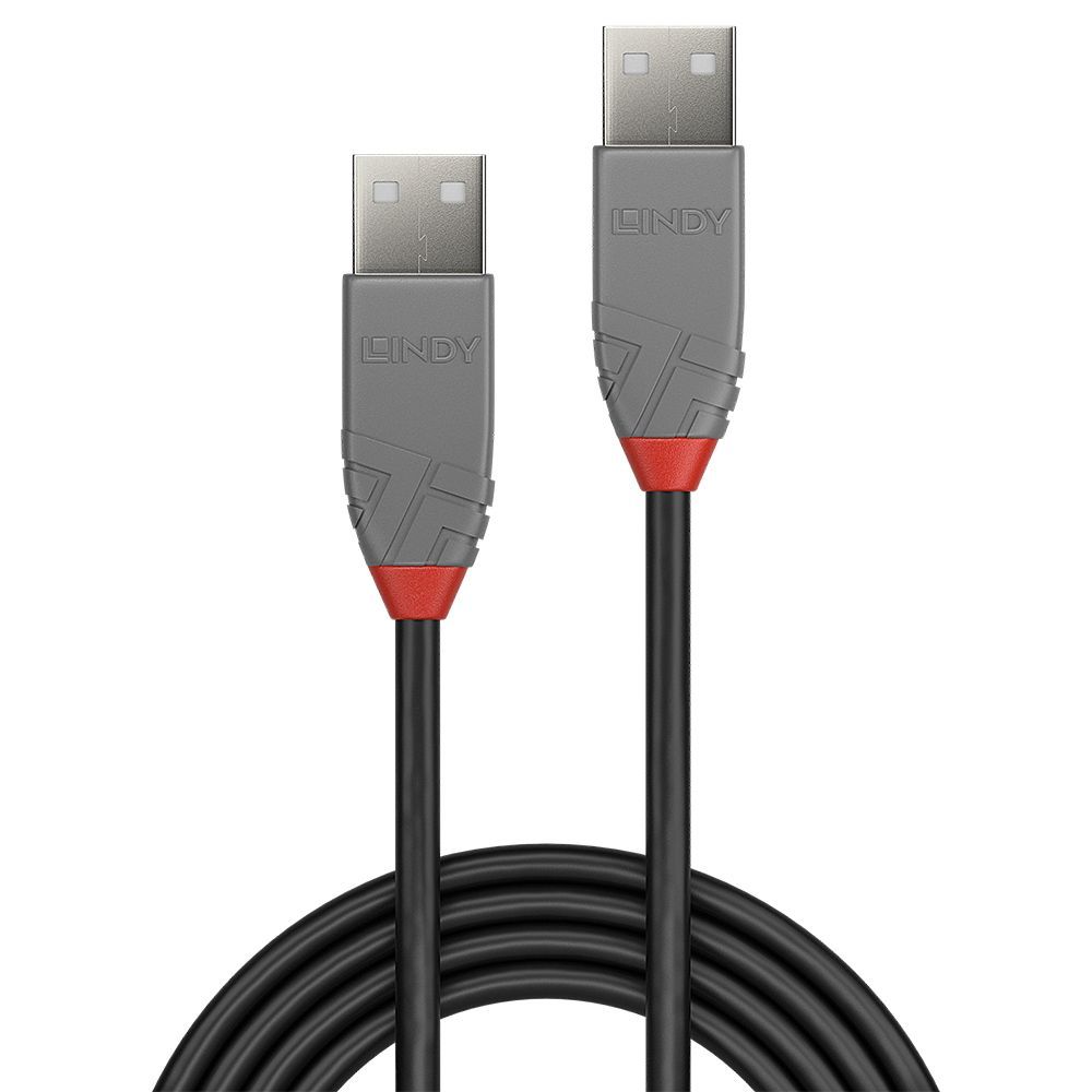 Lindy 36690 cavo USB 0,2 m USB 2.0 USB A Nero [LINDY36690]