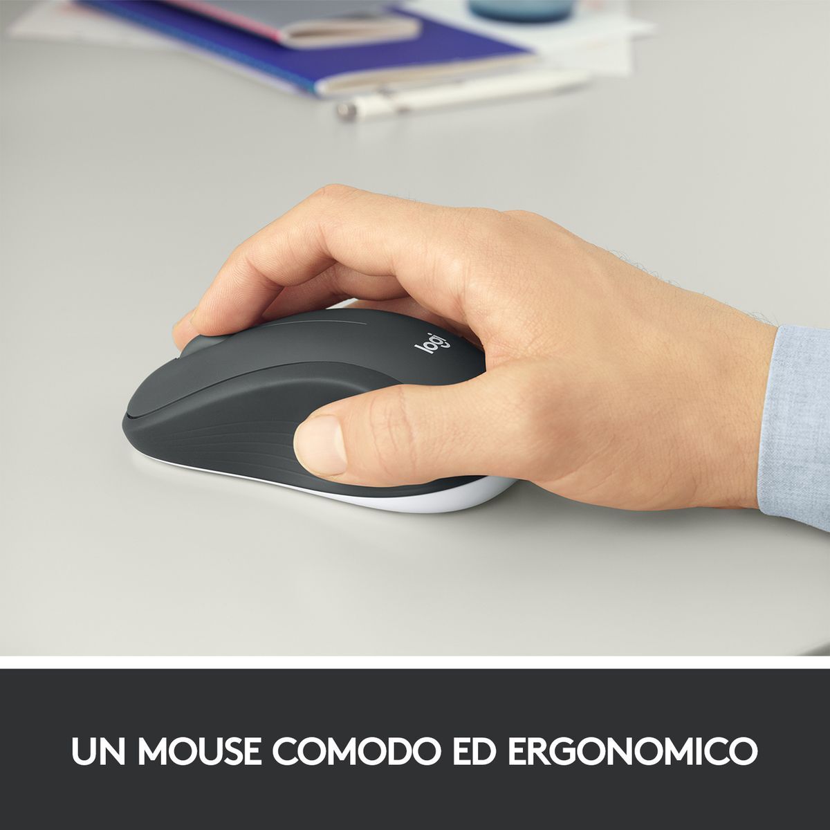 Logitech MK540 Advanced Combo Tastiera e Mouse Wireless per Windows, Ricevitore USB Unifying 2,4 GHz, Tasti di Scelta Rapida Multimediali, Durata Batteria di 3 Anni, per PC, Laptop [920-008679]