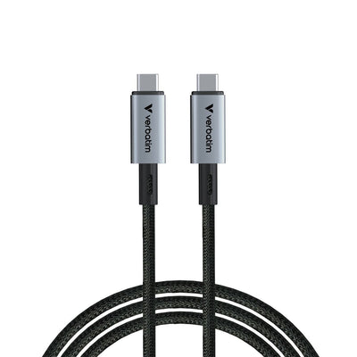 Verbatim 31847 cavo USB USB4 Gen 2x2 1,2 m USB C 40 Gbit/s 240 W Nero [31847]