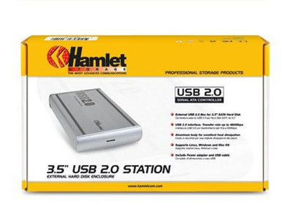 Hamlet USB 2.0 station box esterno per hard disk sata 3,5'' USB 2.0 [HXD3SAUU]