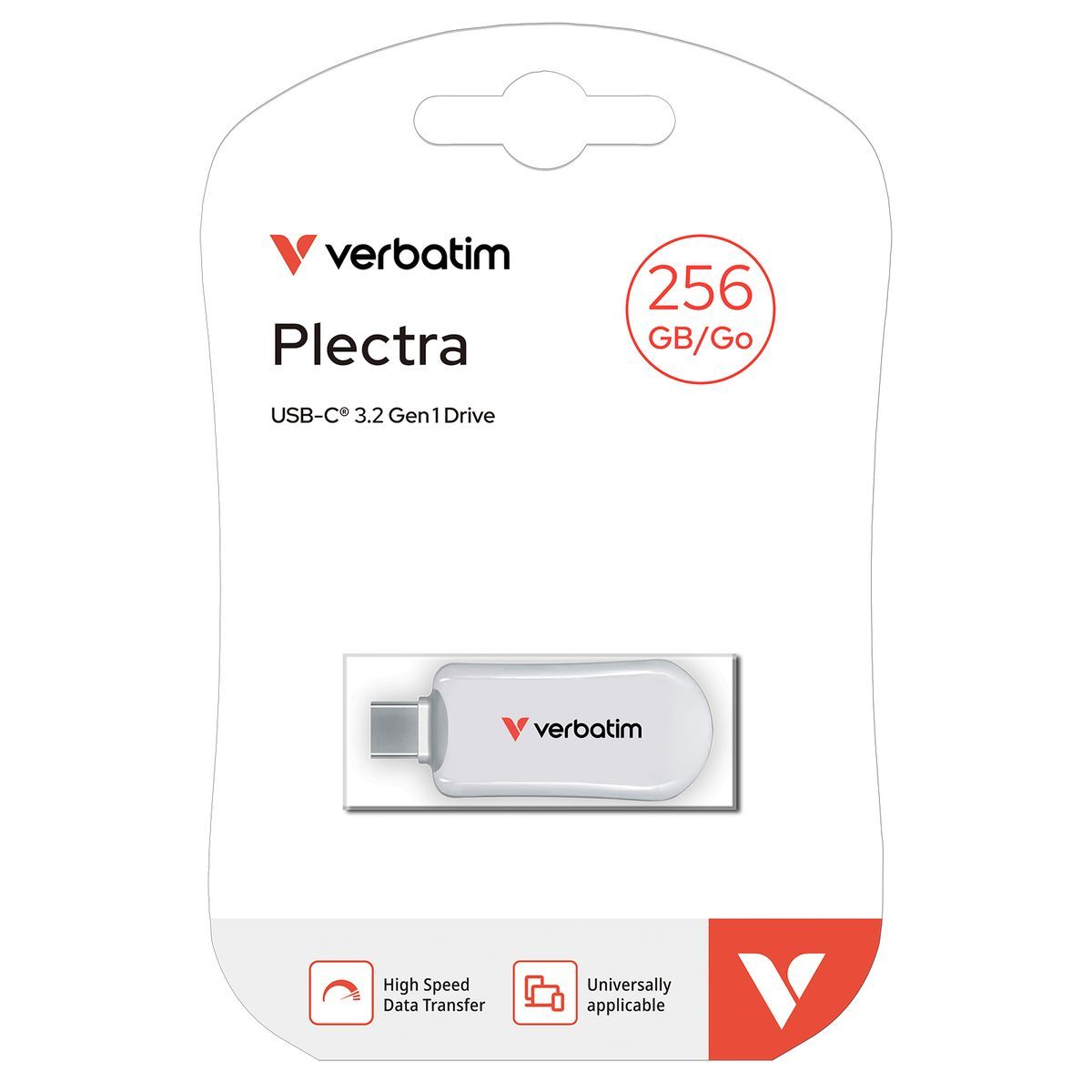 Verbatim 30230 unità flash USB 256 GB USB tipo-C 3.2 Gen 1 (3.1 Gen 1) Bianco [30230]