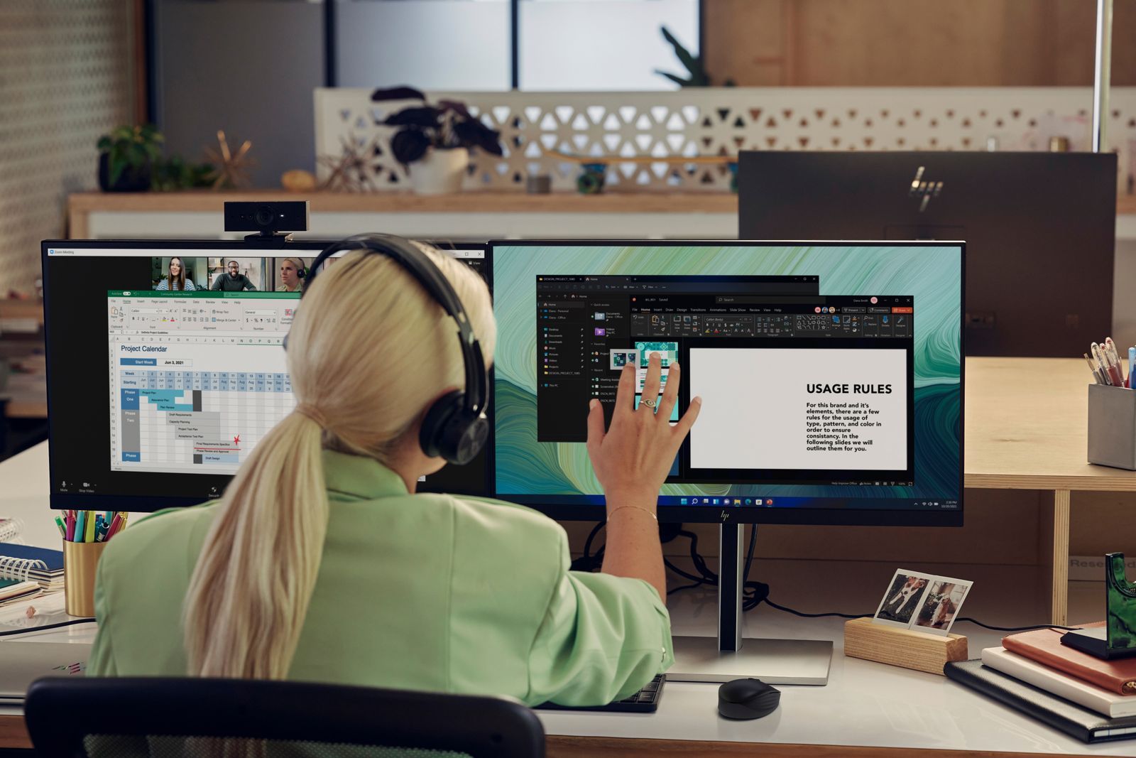 HP Monitor touch E24t G5 FHD [6N6E6AA#ABB]