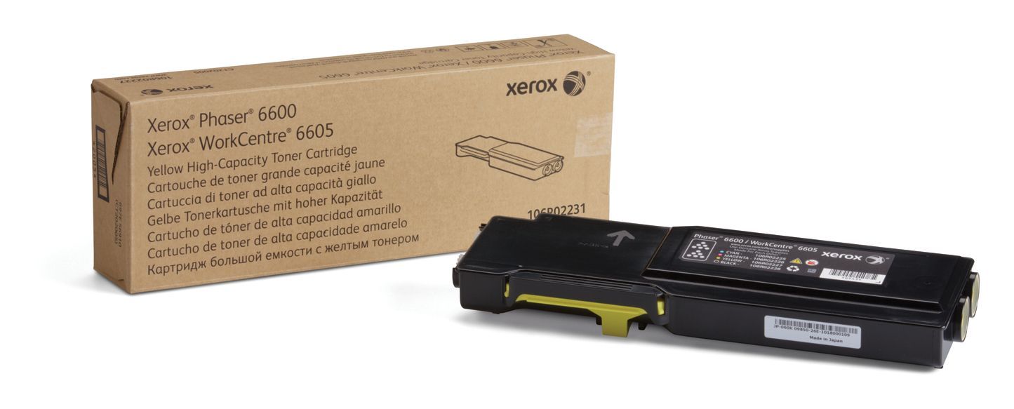 Xerox Cartuccia toner Giallo per Phaser 6600, WorkCentre 6605 [106R02231]