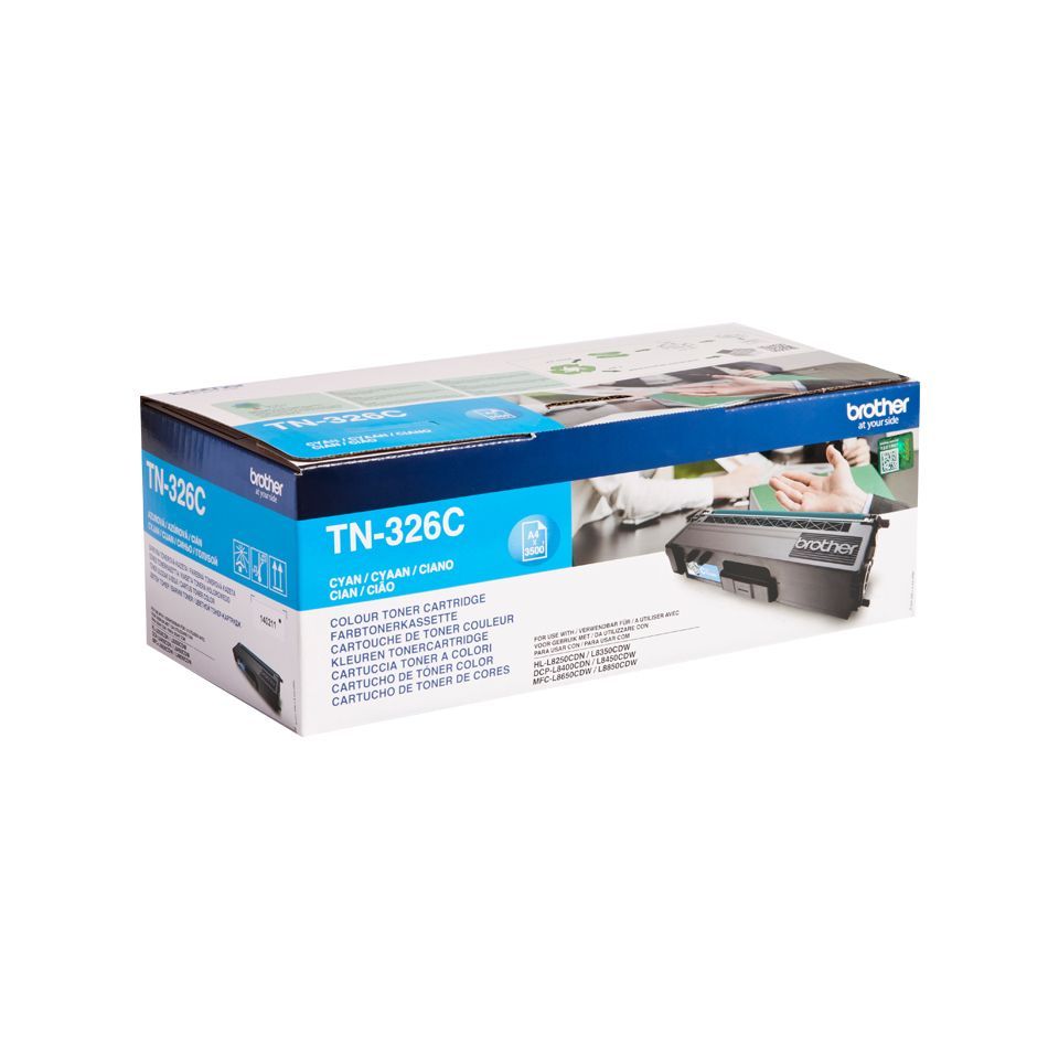 Brother TN-326C cartuccia toner 1 pz Originale Ciano [TN326C]
