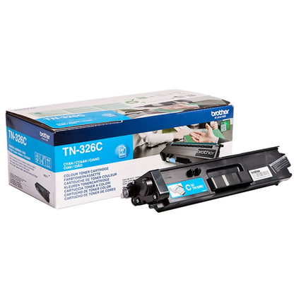 Brother TN-326C cartuccia toner 1 pz Originale Ciano [TN326C]