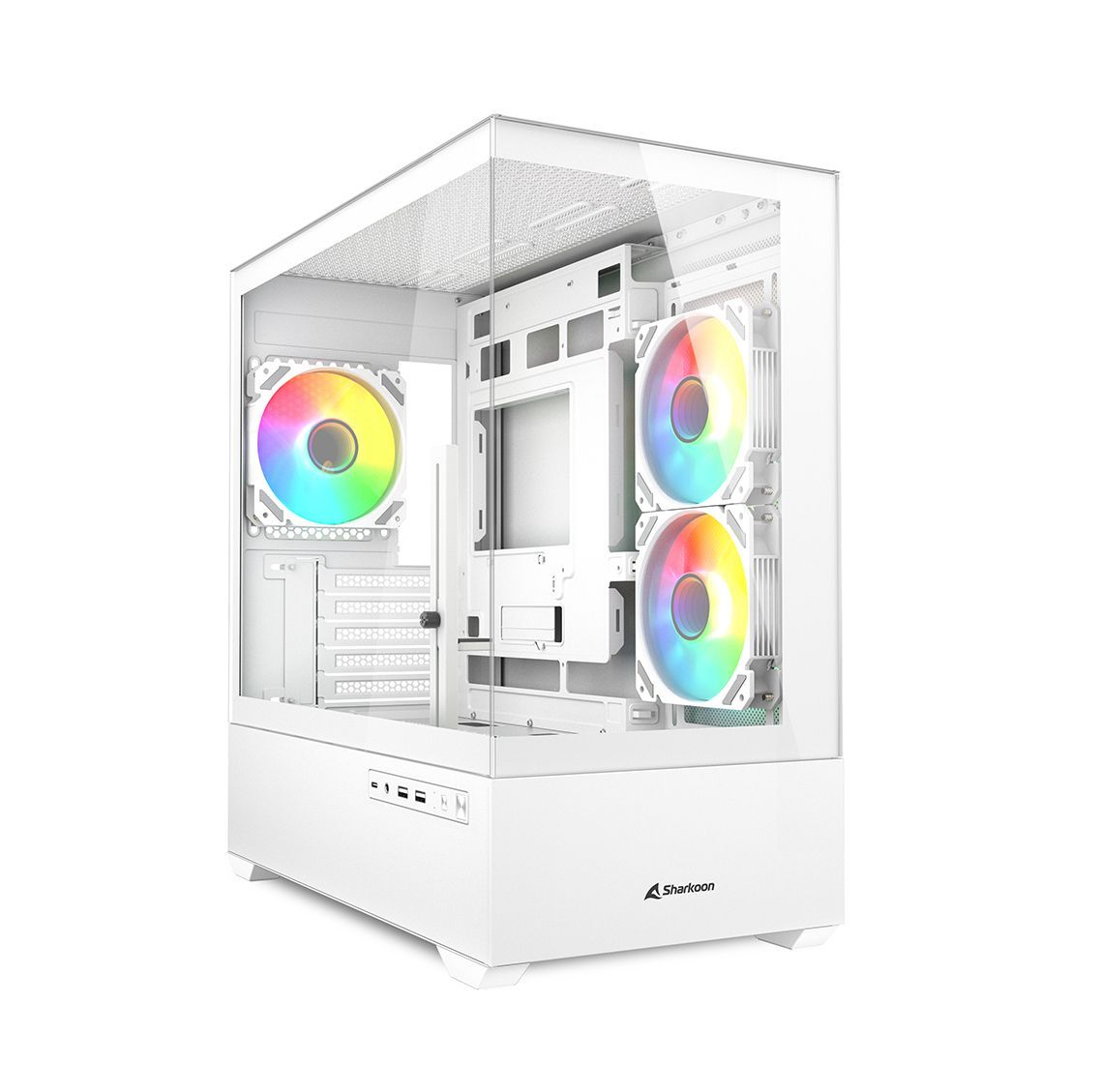Sharkoon MK6 RGB Midi Tower Nero [MK6RGBWHITE]