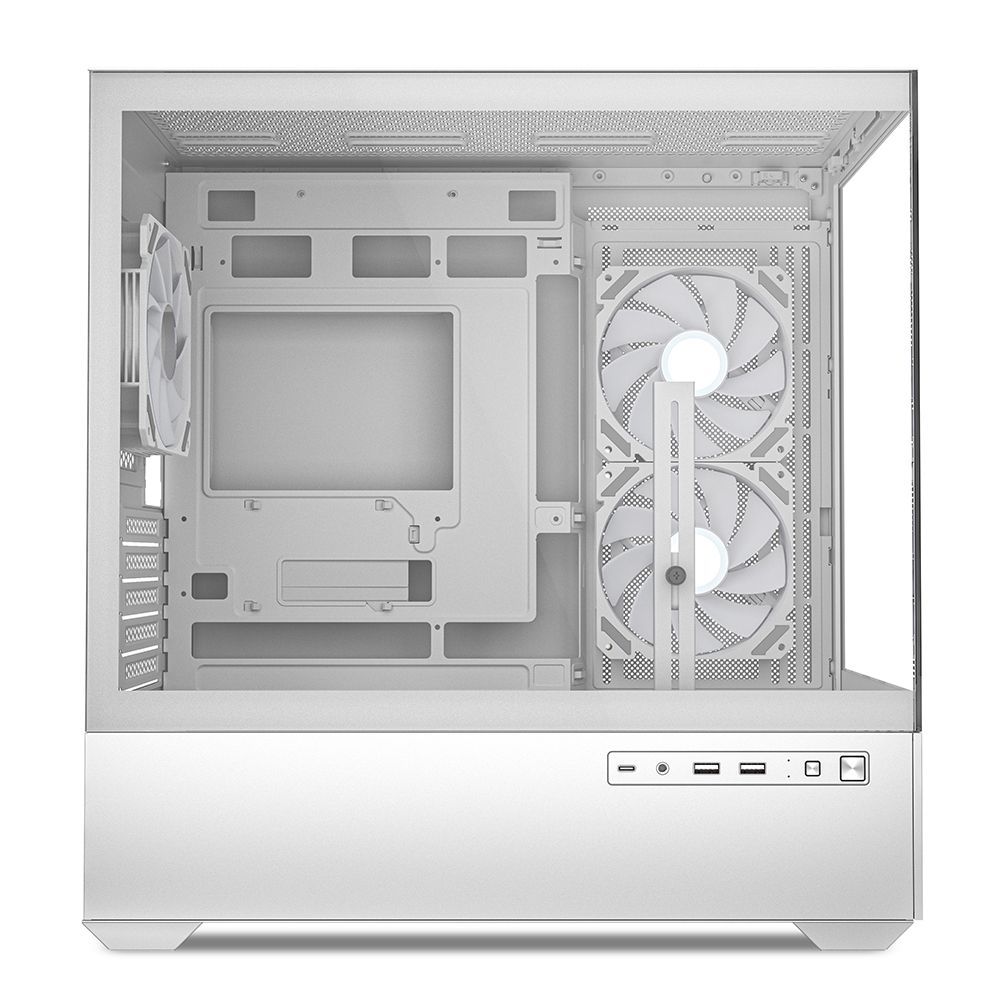 Sharkoon MK6 RGB Midi Tower Nero [MK6RGBWHITE]