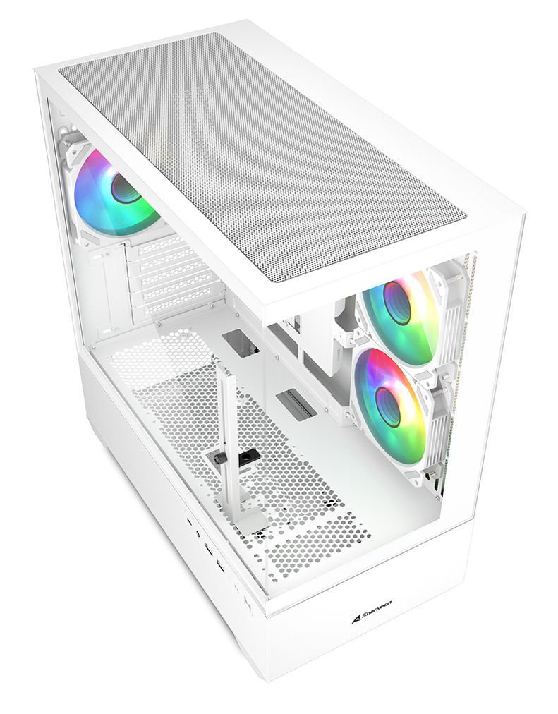 Sharkoon MK6 RGB Midi Tower Nero [MK6RGBWHITE]