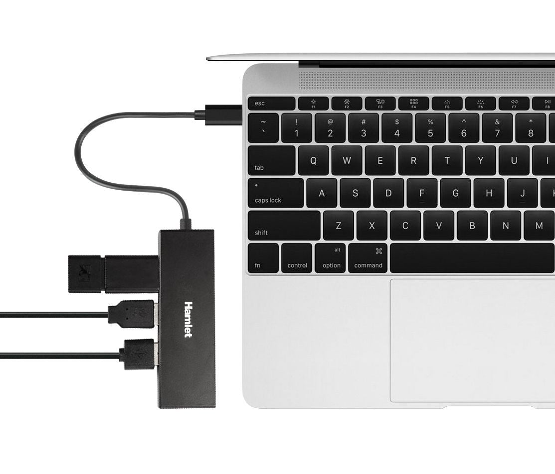 Hamlet Hub Usb 3.1 Type C 4 porte trasferimento fino a 5 Gbps [XHUB4031TC]