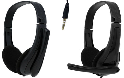 Empire Media DESK-930 Auricolare Cablato A Padiglione Musica e Chiamate Nero [EMSP.DESK930]