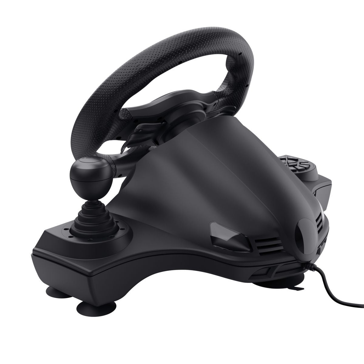 Trust GXT 289 Movi Nero USB Sterzo + Pedali Nintendo Switch, PlayStation 4, Xbox One S, Xbox One X, Xbox Series S, Xbox Series X [25122]