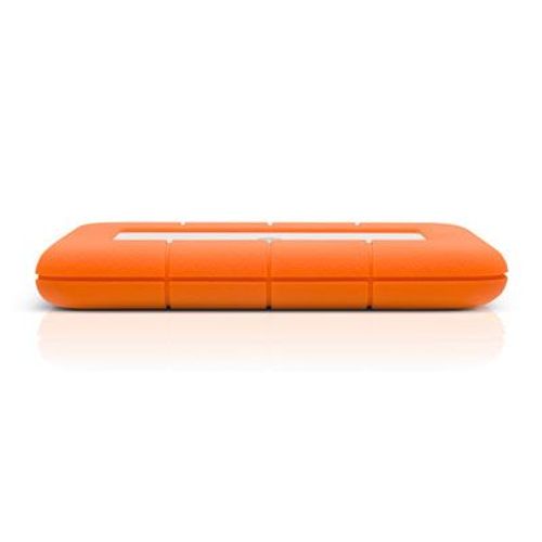 LaCie Rugged Mini, 2TB disco rigido esterno 2000 GB Alluminio, Arancione [LAC9000298]