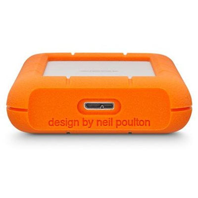 LaCie Rugged Mini, 2TB disco rigido esterno 2000 GB Alluminio, Arancione [LAC9000298]