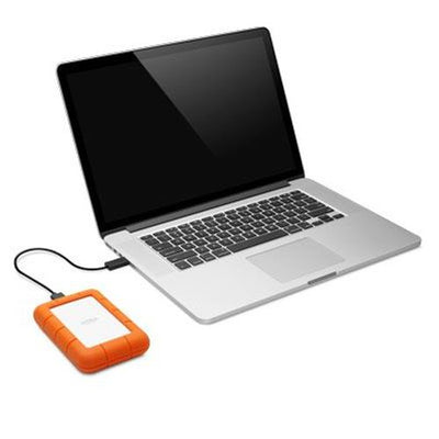 LaCie Rugged Mini, 2TB disco rigido esterno 2000 GB Alluminio, Arancione [LAC9000298]
