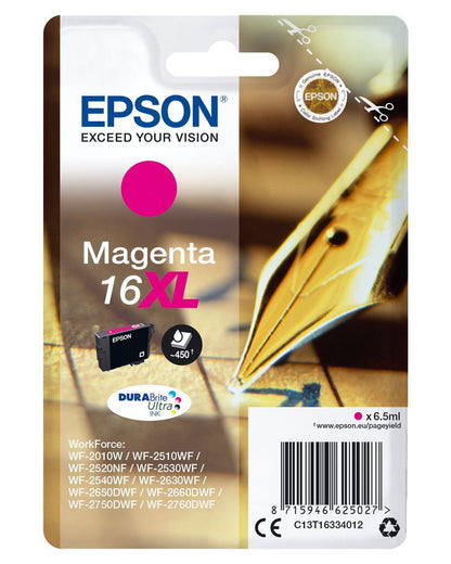 Epson Pen and crossword Cartuccia Penna e cruciverba Magenta Inchiostri DURABrite Ultra 16XL [C13T16334012]