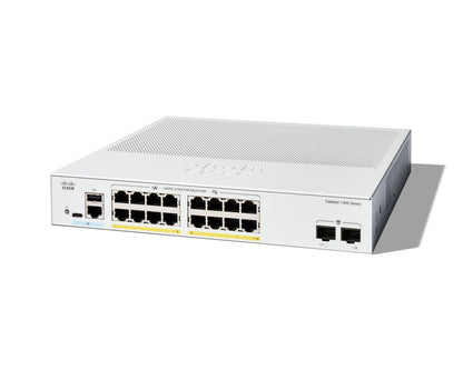 Cisco C1300-16P-2G switch di rete Gestito L2/L3 Gigabit Ethernet (10/100/1000) Bianco [C1300-16P-2G]