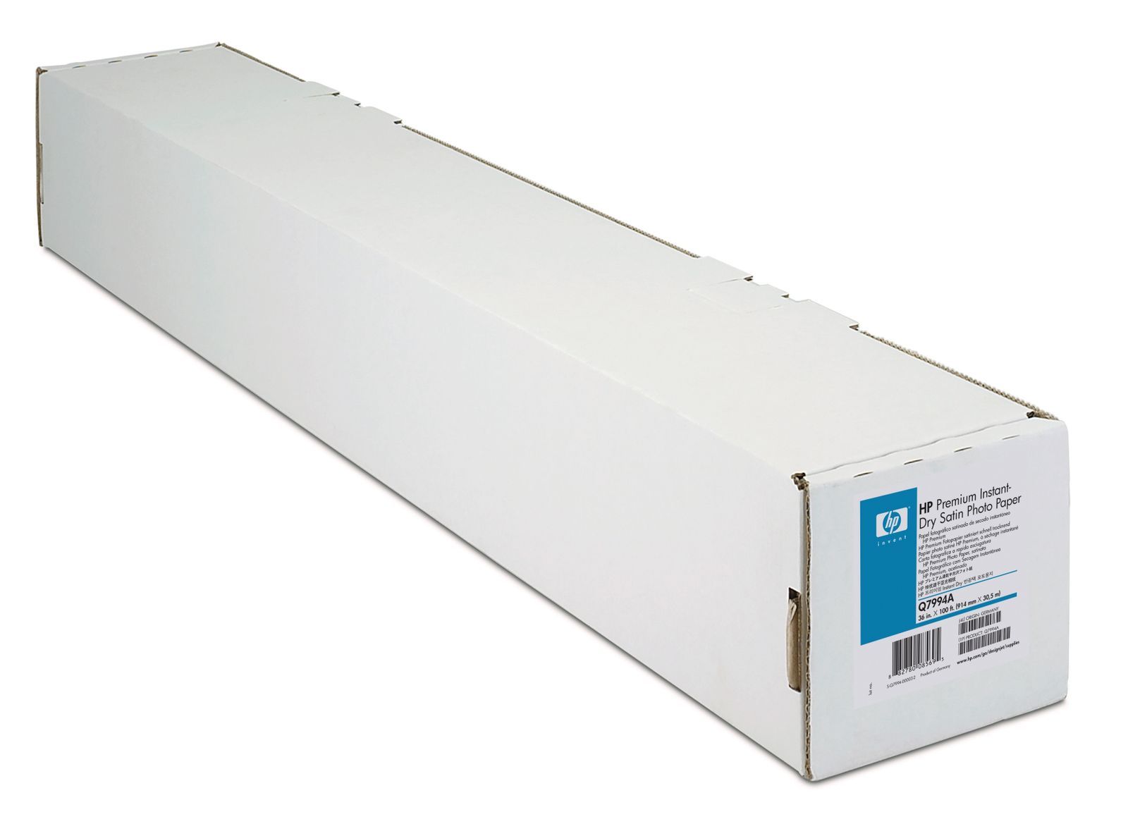 HP Premium Instant-dry Satin Photo Paper-1067 mm x 30.5 m (42 in x 100 ft) [Q7996A]