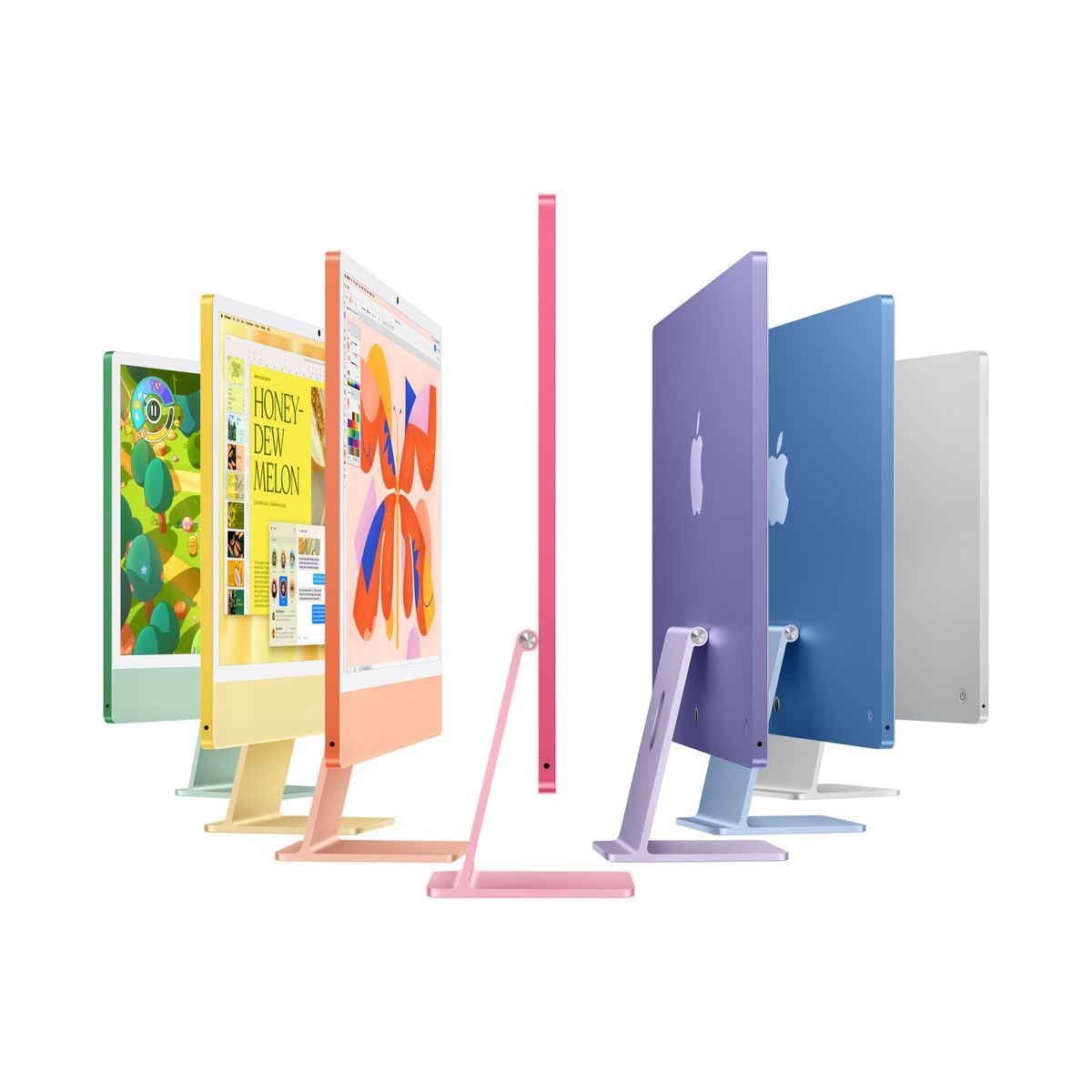 Apple iMac 24"Retina Display 4,5K, Chip M4 con CPU 8core, GPU 8core, 16GB, 256GB SSD, Argento [MWUC3T/A]