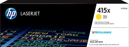 HP Cartuccia toner giallo originale LaserJet 415X ad alta capacità [W2032X]
