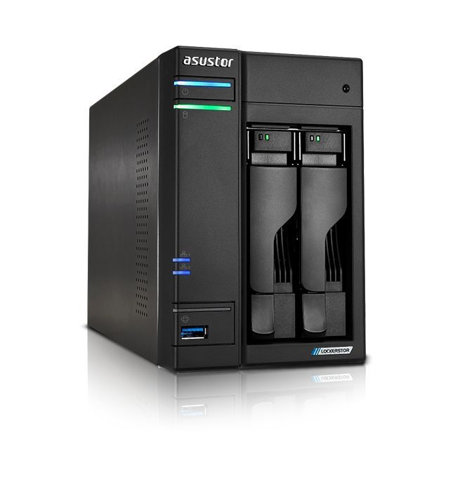 Asustor LOCKERSTOR 2 Gen2 (AS6702T) NAS Desktop Intel Celeron N5105 4 GB DDR4 ADM Nero [AS6702T]