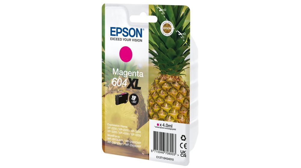 Epson Singlepack Magenta 604XL Ink [C13T10H34010]